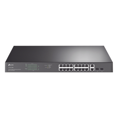 Switch PoE / 16 Puertos Gigabit / 2 SFP / 2 Combo / 250W PoE / 36 Gbps / Rackmount