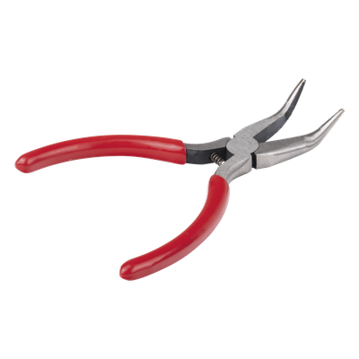 Pinza Punta Curva / 5 pulgadas / Mango Forrado Plástico / Diseño Ergonómico