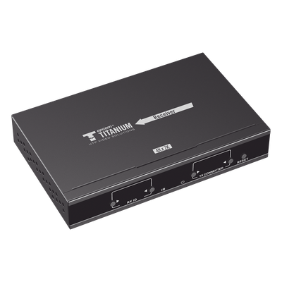 Receptor HDMI IP / 4K@30Hz / 1080p@60Hz / Alcance 120 m (393.7 ft) / Cat6/6a / Control IR / Switch IGMP