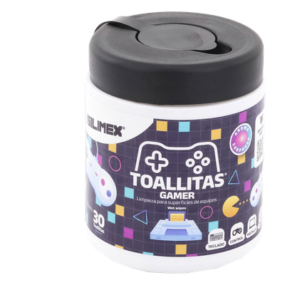 Toallitas de Limpieza / Antiestáticas / Antibacteriales / 30 Unidades / Aroma Chicle