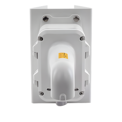 Montaje en Poste con Caja de Conexión / Ajustable 100-200 mm / Capacidad 10 kg (22 lb) / Aluminio y Acero / IP Compatible