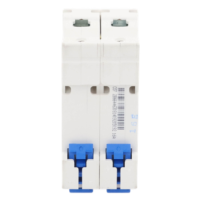 Interruptor Termomagnético DIN / 2 Polos / 16 A / 6 kA / 110-415 Vca / Indicador de Estado