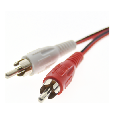 Balun Extensor de Audio / 800 m (2625 pies) / RCA a RJ45 / CAT5-6 / Protección TVS Grado 3 / 60 dB Rechazo Diafonía