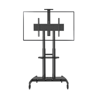 Soporte Móvil para Pantalla / 55" a 90" / VESA 200x200 a 800x500 / Carga 90.9 kg (200 lbs) / Base Modular con Ruedas 360°