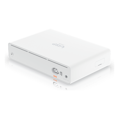 Consola Gateway-Switch / 8 Puertos LAN GbE RJ45 / 2 Puertos SFP+ 10G / Router WAN 1GbE / Rendimiento 8,500 Mbps / SSD 128 GB / Montaje Rack 1U