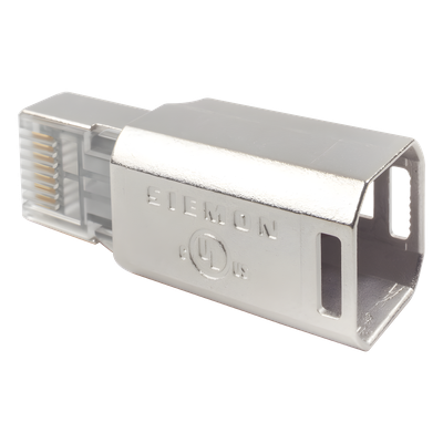 Conector RJ45 de Campo / Categoría 6A Blindado / 10G / Sin Bota / Terminación Rápida / UL 2043 Plenum / Guía de Color