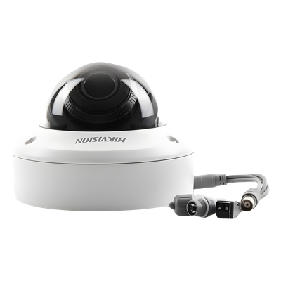 Domo TURBOHD 5 Megapixel / Lente Motorizado 2.7 - 13.5 mm / IR EXIR 40 mts (131 ft) / TVI-AHD-CVI-CVBS / IK10 / IP67 / dWDR / 12 Vcc / 24 VCA