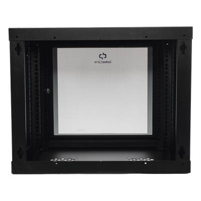 Gabinete de Pared 9U / Cristal Templado / 455 mm Profundidad (1.49 pies) / Acero Reforzado