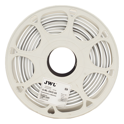 Manguera LED Luminosa / Resina Transparente IP65 / 50 m / 110V CA 4.2 A / 500 W / 6500 K / 164 pies / Corte cada 100 cm