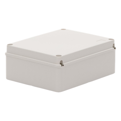 Gabinete de Plástico IP55 / 190 x 240 x 95 mm / Protección EMI y Antiestática / -40 a 120°C / Aplicaciones Solares y Telecomunicaciones