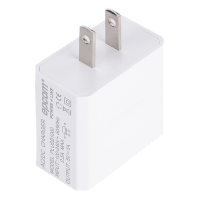 Cargador Micro-USB Profesional / 5 VCC / 1 A / Entrada 100-240 VCA / 1.94 x 1.67 x 0.96 in