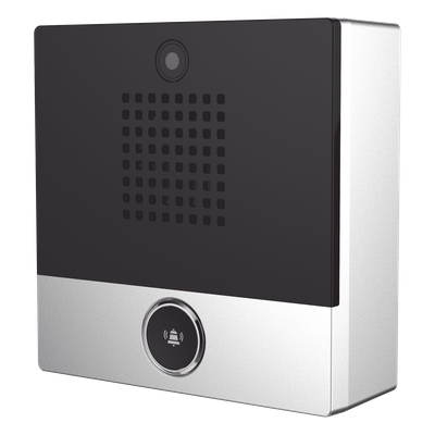 Intercomunicador IP de Video / HD 720p / 1 Botón / 2 Líneas SIP / PoE 802.3af / IP54 / Relé Integrado