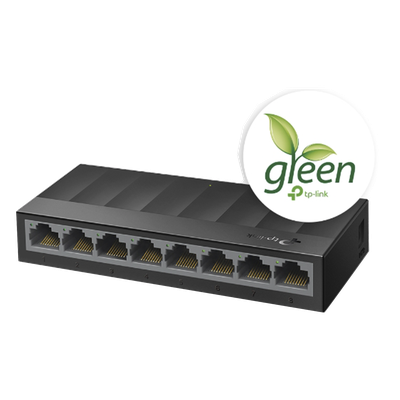 Switch de escritorio / 8 puertos Gigabit / 16 Gbps capacidad de conmutación / Fanless / 4.89W máximo