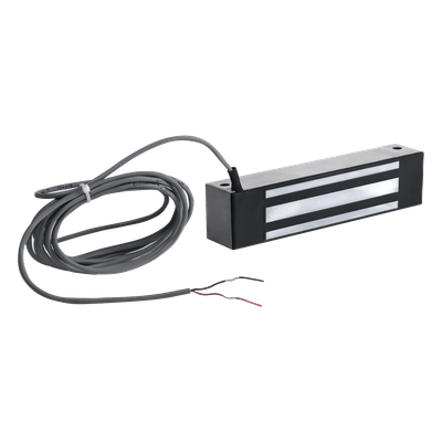 Chapa Magnética / 600 lbs (272 kg) / Acero Inoxidable Cepillado / Sellado Intemperie / -40 a +60°C (-40 a +140°F) / 12/24 VDC