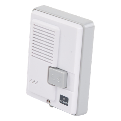 Frente de Calle para Interfón / Plástico / 4 Hilos con Polaridad / Montaje Superficie / DC 24V (1.2A)