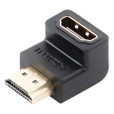Adaptador HDMI / 90° Hacia Abajo / 4K@60Hz / Macho a Hembra / HDMI 2.0 / Compacto
