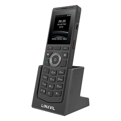 Teléfono IP Wi-Fi Portátil / Pantalla 2.0" 240x320 / Dual Band 2.4/5 GHz / Bluetooth 5.0 / Batería 1900 mAh / Resistencia Caídas 1.8 m (5.9 ft)