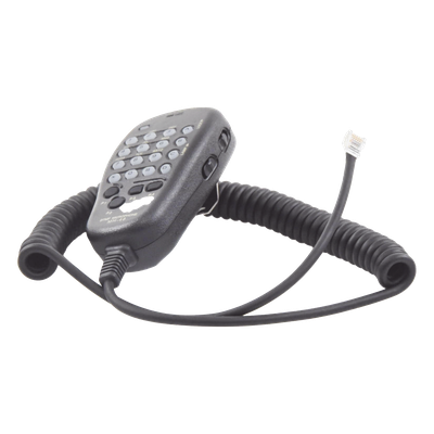 Micrófono para Radio Móvil / Conector RJ-45 de 6 Pines / Teclado Retroiluminado / IP54 / Cable Kevlar 40 kg