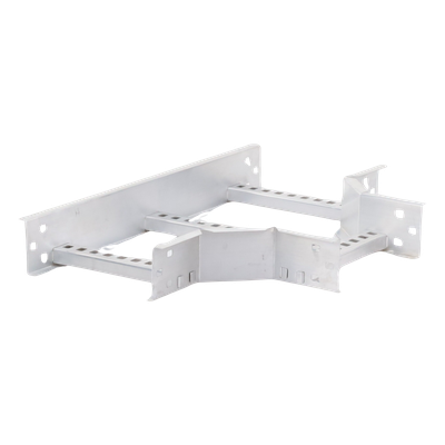 Derivación T Horizontal / Perfil Z / Peralte 3 1/4" / Ancho 9" / Radio de Curvatura 8" / Aluminio / Incluye Tornillería