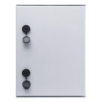 Gabinete de Poliéster / IP65 / 300 x 400 x 200 mm / Carga 30 kg / Placa Trasera Incluida / Cerradura con Llave