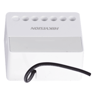 Relevador Inalámbrico / 1 Entrada Alarma 24 h / 1 Salida 0-36 Vcc 5 A / 433 MHz Bidireccional / AES-128 / LED de Estado