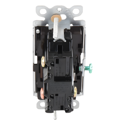 Apagador de Pared de 3 Vías / 15 A / 120/277 V / Paleta Amplia / Cargas Generales y Motores / Acabado Brillante
