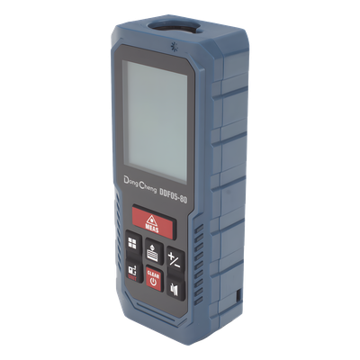 Medidor Láser de Distancia / Rango 0.1 – 80 m (328 ft) / Precisión ±(2 + 5×10⁻⁵d) mm / 8 Modos de Medición / Memoria 30 Registros / USB-C