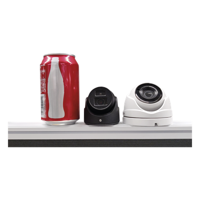 Cámara Turret TURBO HD / 2 Megapixel 1080p / Gran Angular 106° / IR EXIR 20 m (65.6 ft) / IP67 / 4 Tecnologías / dWDR / Diseño Ultra Compacto