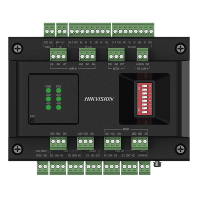 Expansor de Control de Acceso / 2 Puertas / Comunicación RS-485 / 4 Entradas y 2 Salidas Auxiliares / 12V DC / -10°C a 55°C