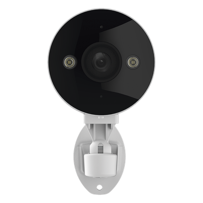 Cámara Bala IP / 3 Megapixel (2K) / Color Night Vision 20 m (65.6 ft) / IR 30 m (98.4 ft) / AI Detección Humana y Vehículos / PoE / IP67 / Audio Bidireccional / Luz y Sirena