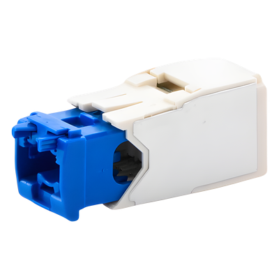 Conector Jack RJ45 / Categoría 6A / 10GBase-T / Terminación TG / Mini-Com / 8P8C / 22-26 AWG / -10°C a 65°C
