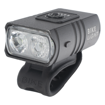 Luz LED Frontal para Bicicleta / 500 Lúmenes / IP67 / Batería Recargable 1200 mAh / Resistencia a Caídas 2 m (6.6 ft) / USB-C / 3 Niveles de Intensidad