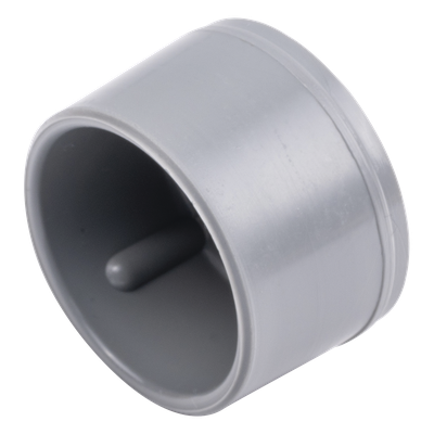 Tapón para Poste de Cerco Eléctrico / 1" (25.4 mm) / Polipropileno Virgen / IP67 / Rango Térmico -30°C a 80°C / Anti-UV / Instalación por Presión