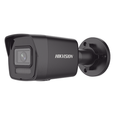 Cámara Bala IP / 4 Megapixel / Dual Light 30 m (98.4 ft) / Lente 2.8 mm / 98° / Audio / IP67 / PoE