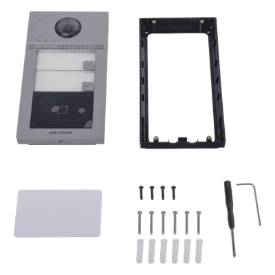 Videoportero IP / 2 Megapixel / PoE / IP65 + IK08 / 2 Departamentos / 2 Puertas / 6 Monitores / 129° / IR 3m (9.84 ft)