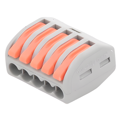 Conector de Distribución Eléctrica / 1 Entrada 4 Salidas / 250V 32A / 12AWG-28AWG / 2.6 x 2.1 x 1.5 cm (1.02 x 0.83 x 0.59 in)