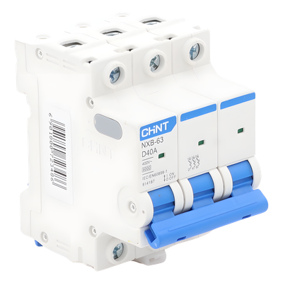 Interruptor Termomagnético / 3 Polos / 40 A / 6 kA / 110-415 Vca / Riel DIN / -35°C a 70°C