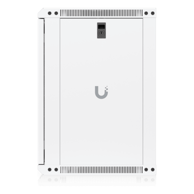 Gabinete Rack 12U / Montaje en Pared / Profundidad 450 mm (17.7") / Puerta Perforada / Ventilación Integrada 50 dB(A) / Paneles con Llave