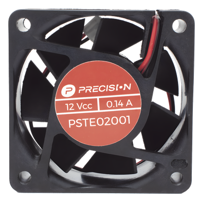 Ventilador Axial Anticondensante / 12 Vcc / 60x60x25 mm / 25.0 CFM / 4500 RPM / 1.6 W