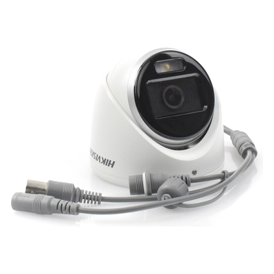Cámara Turret TURBOHD / 3K 5 Megapixel / Color 24/7 / Luz Blanca 20 m (65.6 ft) / Micrófono Integrado / IP67 / 4 Tecnologías / dWDR