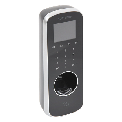 Terminal de Control de Acceso Biométrico / 1,000,000 Plantillas / TCP-IP y RS-485 / Lector 13.56 MHz MIFARE NFC DESFire FeliCa / LCD 2.0 Pulgadas / Detección de Dedo Vivo