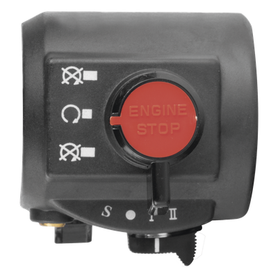 Controlador de Luces y Sirena / 12V DC / IP66 / Interruptor 4 Posiciones / Diseño Compacto
