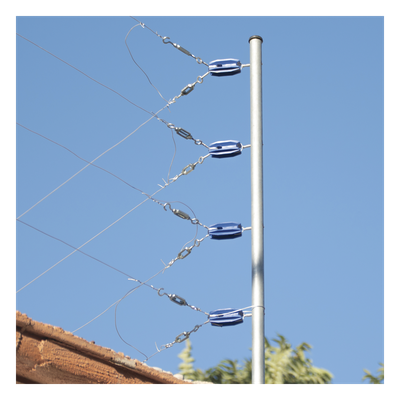 Aislador de Esquina para Cerco Eléctrico / 18 kV / Resistencia 10.2 kg / Anti UV / 66 mm x 31.6 mm
