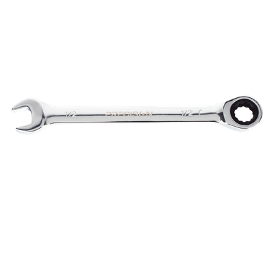 Llave Combinada con Matraca / 1/2 Pulgada / Acero Cromo-Vanadio / Doble Función / Diseño Ergonómico