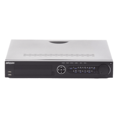 DVR Pentahíbrido / 32 Canales TurboHD + 16 Canales IP / 48 Canales Totales / 3K Lite / 5 Megapixel Lite / 4 Bahías HDD 12 TB / AcuSense / Audio por Coaxitron