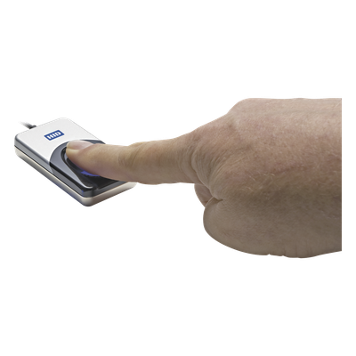 Lector de Huella Dactilar USB / 512 ppp / Área de Captura 14.6 mm / Cifrado Automático / Windows Hello