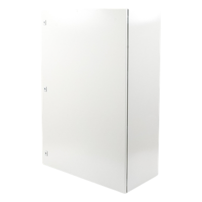 Gabinete de Acero IP66 / IK10 / 800 x 1200 x 400 mm (31.5 x 47.2 x 15.7 in) / Carga 120 kg / Placa Trasera Metálica / Cerradura con Llave