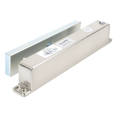 Chapa Magnética / 350 lbs / Montaje Superficial / IP68 / Exterior / 12V CD o 24V CD / -10 a +55°C