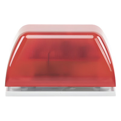 Minicontrolador Audiovisual / Alertas Visuales y Audibles / 32 Sonidos / 8 Patrones LED / Color Rojo