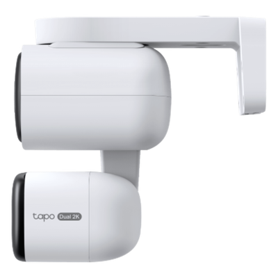 Cámara IP Dual PTZ / Dual Lente 2K+2K / 3 Megapixel cada lente / Seguimiento Sincronizado / Visión Nocturna a Color / IP65 / Audio Bidireccional